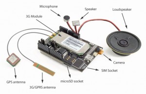 Arduino Shield 3g/GPS