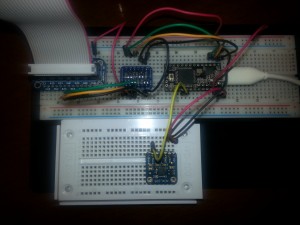 Conexión de sensor para probar el ADC de 